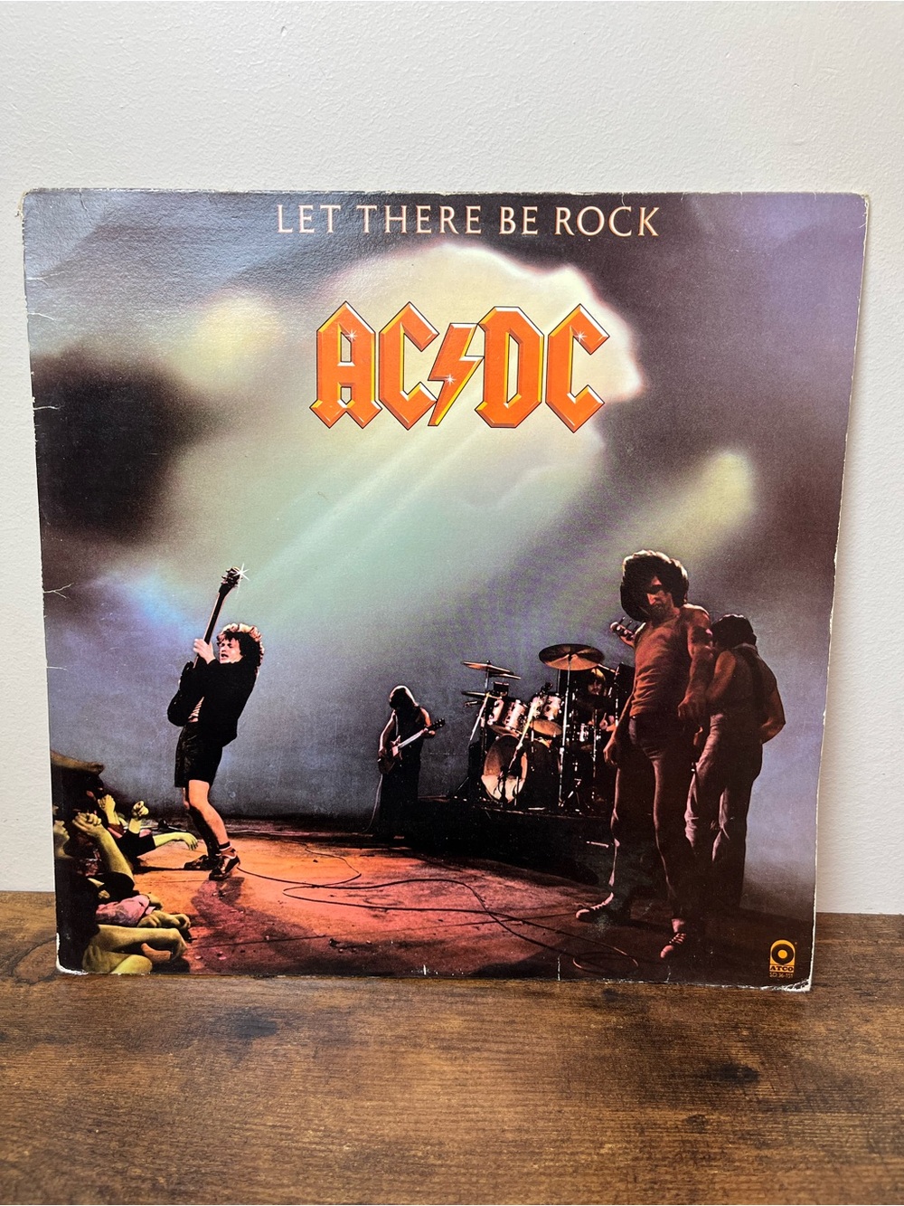 Vintage AC/DC Let There Be Rock Vinyl Record